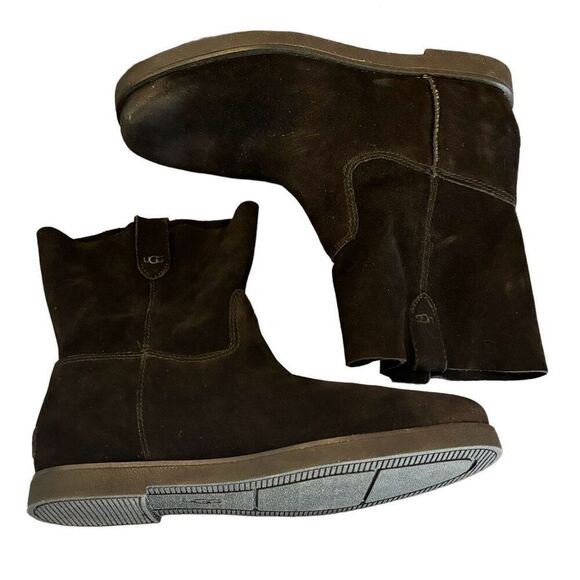 UGG Josefene Suede Boots in Black NWOB Size 6 - Picture 4 of 9